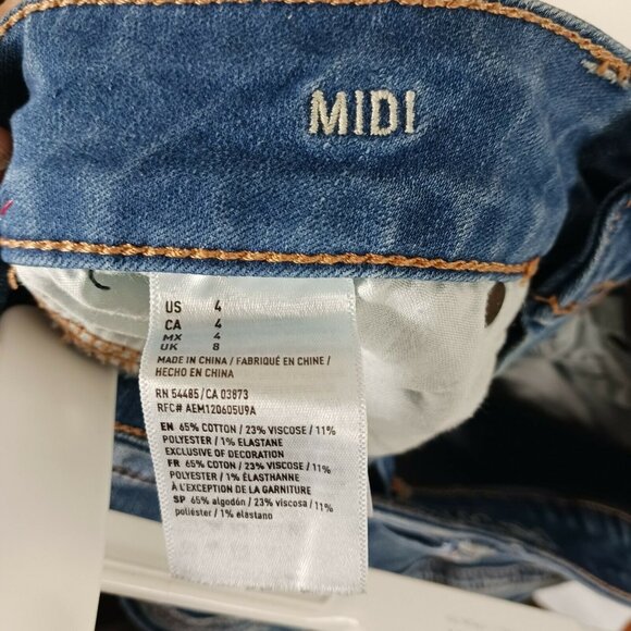 EO Super Super Stretch Distressed Denim Shorts 4 - Picture 5 of 5